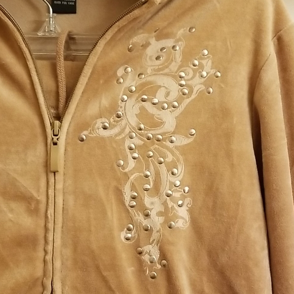 Womens Finity Hoodie Jog/Sport Leisure Velour set - Picture 2 of 4